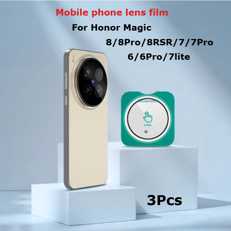 Instant Film Pack - 3-pack achtercamera beschermer voor Honor Magic