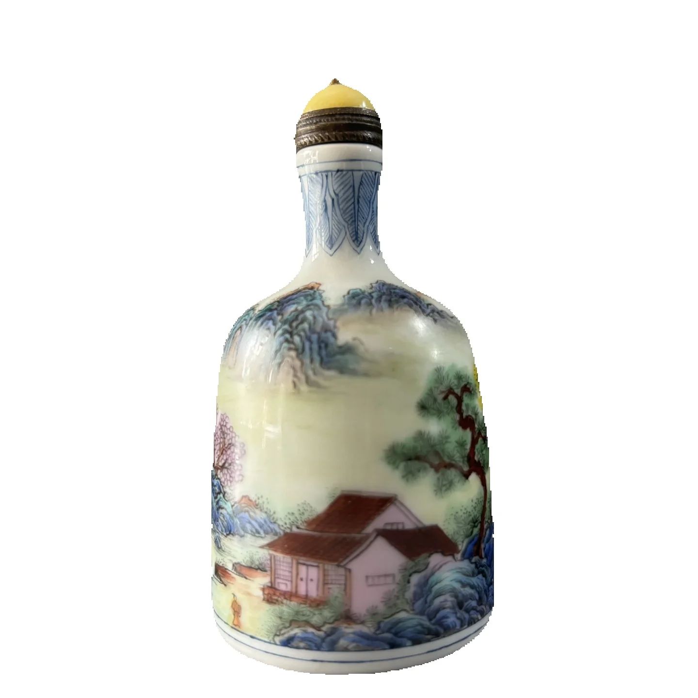 Vintage Collectible Bottles - Collectie Chinees Vintage Porselein Geschilderd Prachtig