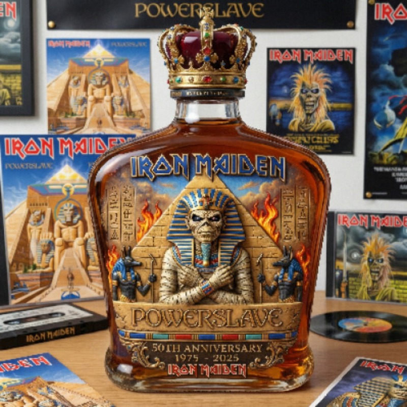 Vintage Collectible Bottles - Vintage rockthema mummie-sculptuur likeurfles, creatieve glazen