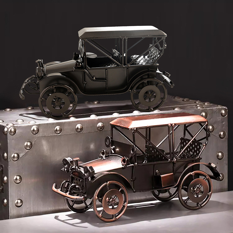 Vintage Collectible Toys - Europese stijl vintage legering oude automodel