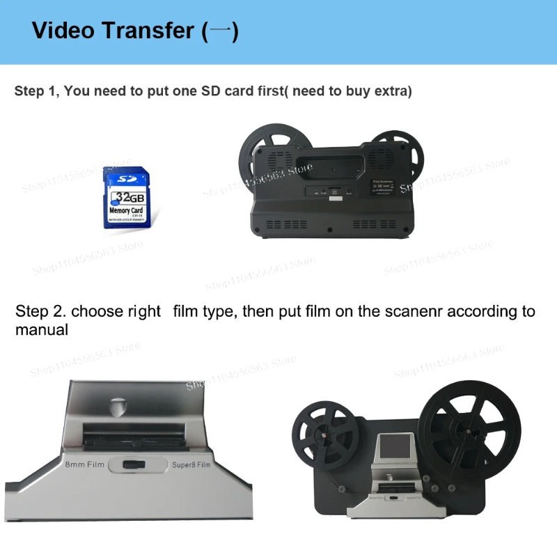 Winait Super 8/8mm Digitale Ro - Super 8 Film Reel recensie en prijs