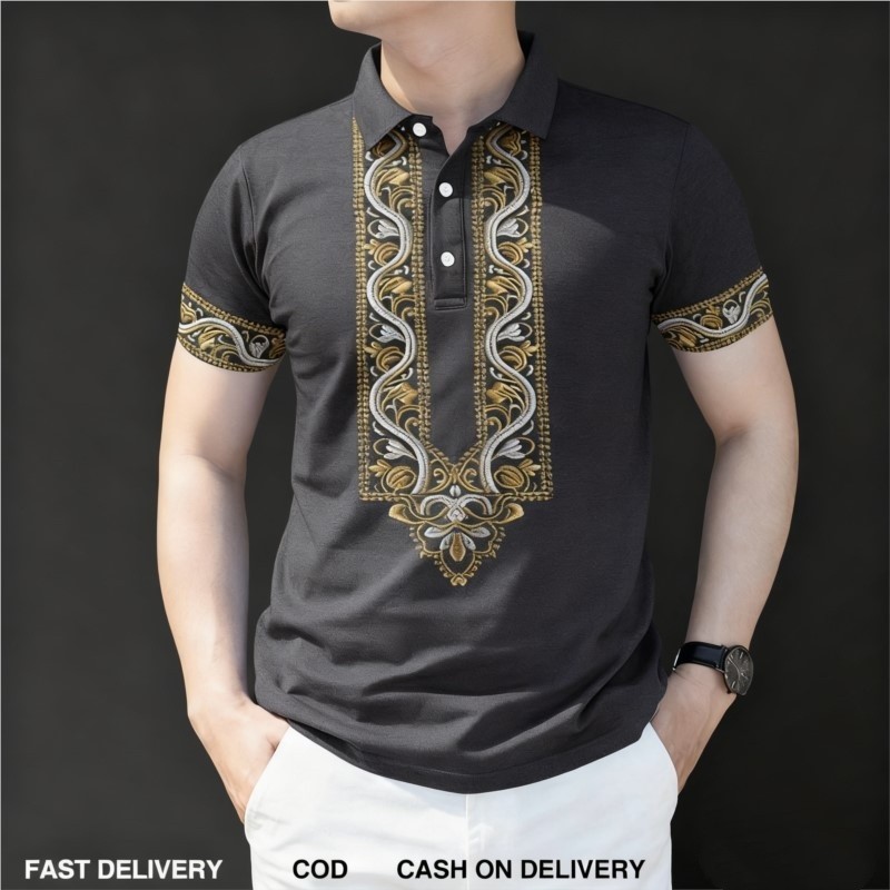 2026 Heren Barong Poloshirt vo - Vintage Collectible Buttons recensie en prijs
