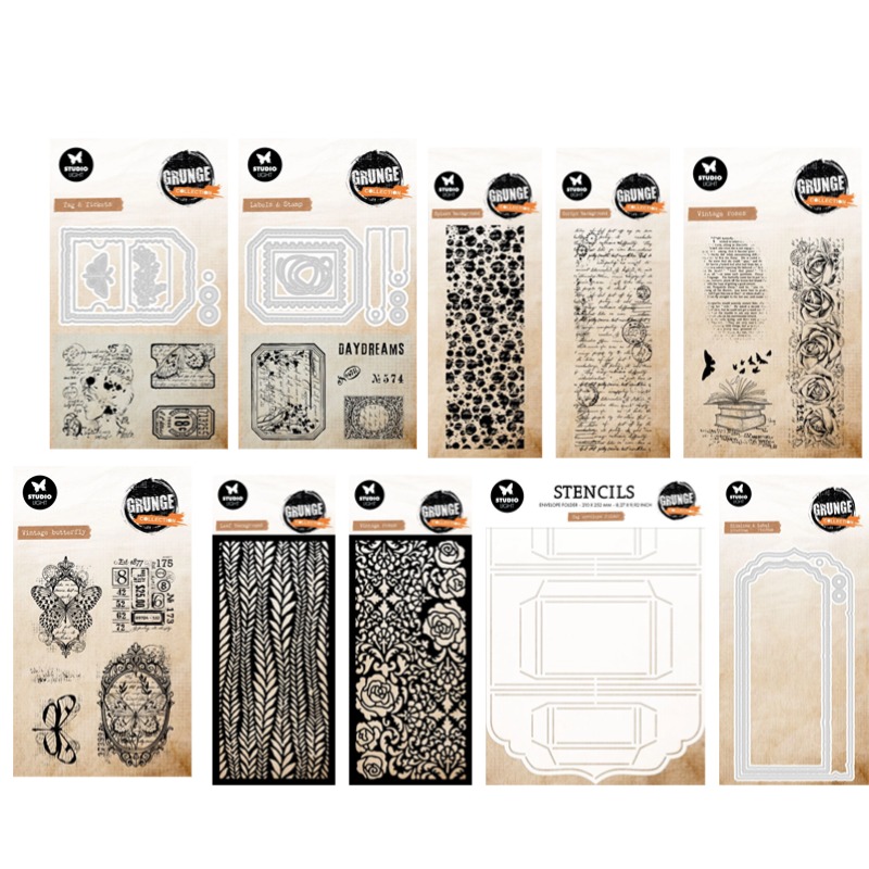 Tag Envelop Grunge Collectie V - Vintage Collectible Figures recensie en prijs
