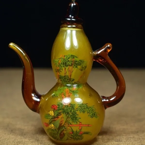 Vintage glazen kalebasfles met - Vintage Collectible Glassware recensie en prijs