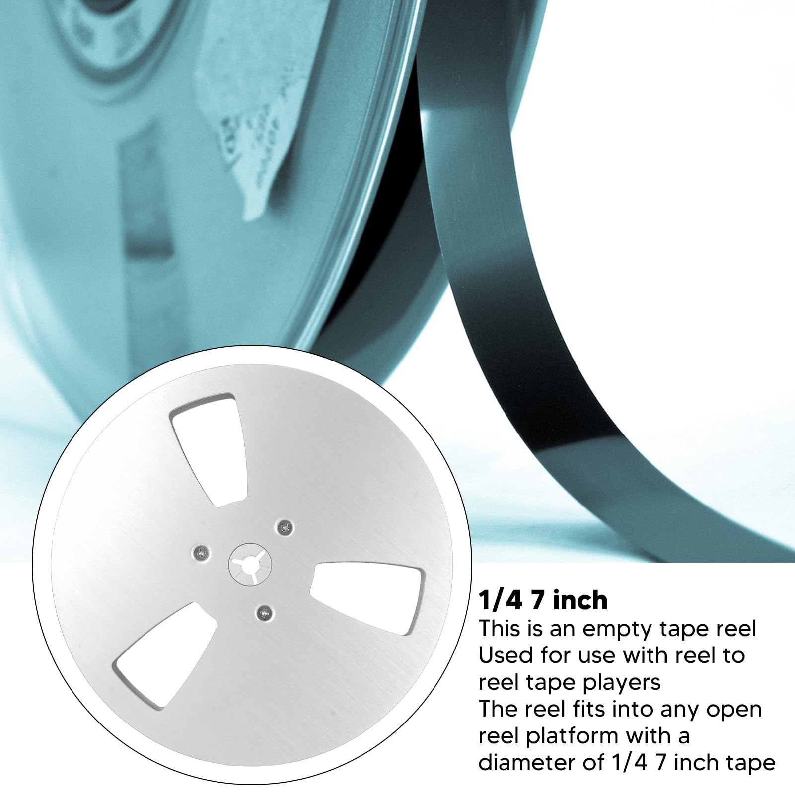 1/4 7 inch opwindspoel, alumin - Super 8 Film Reel recensie en prijs