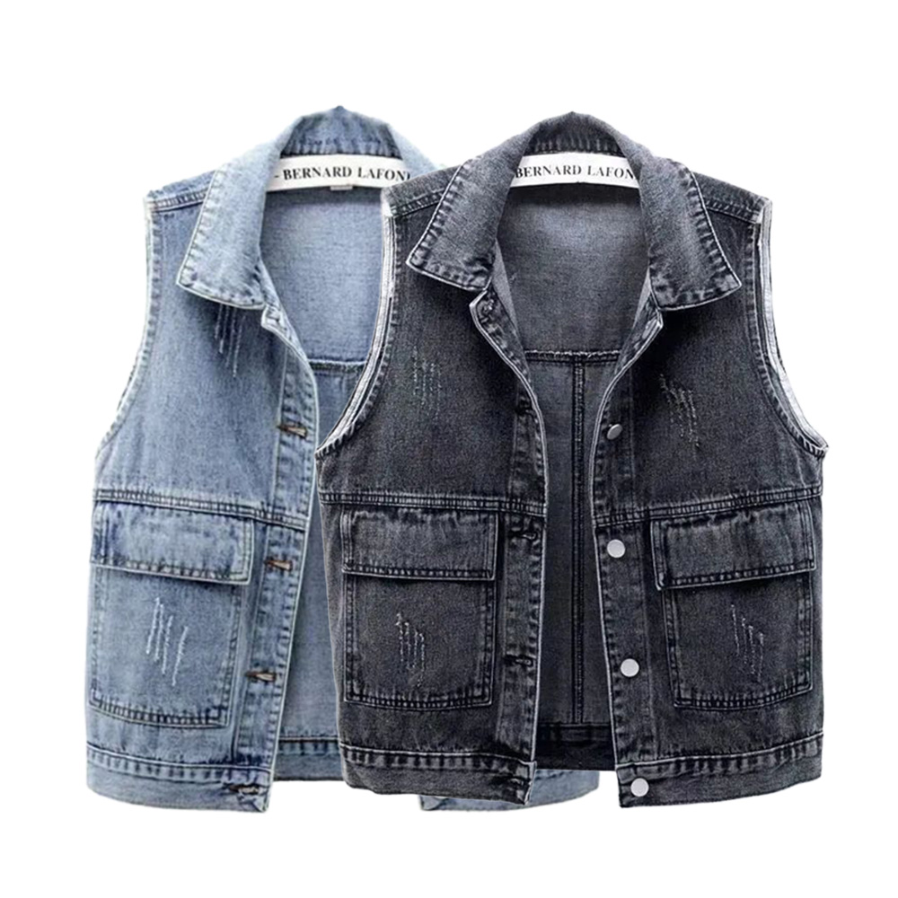 Denim Gerafelde Vintage Mouwlo - Vintage Collectible Buttons recensie en prijs